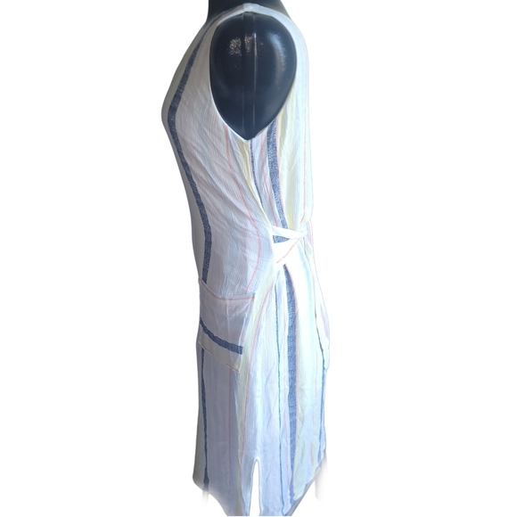 Tribal Jeans Striped Sleeveless Dress M - Picture 6 of 8